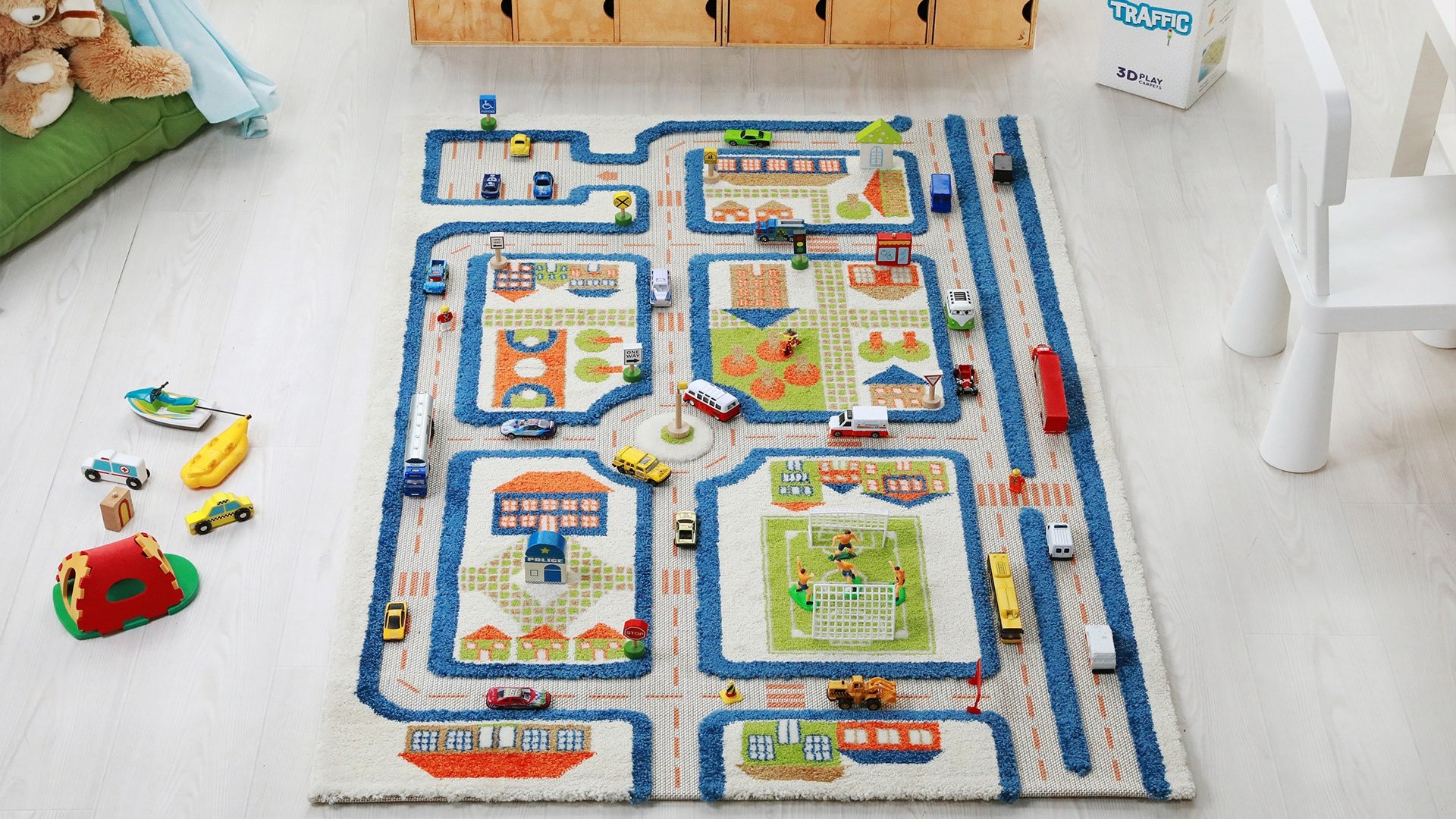 Covoare de Joaca 3D Trafic in Oras