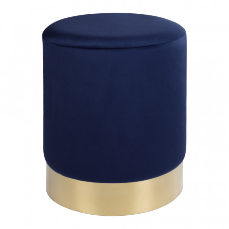 House Nordic, Gamby Pouf, 2.9x34x34cm, Albastru Inchis