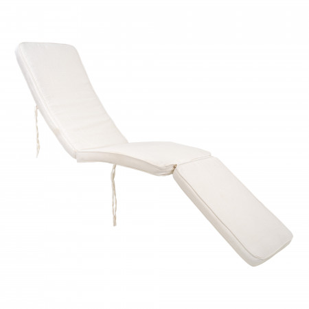 House Nordic, Arrecife Perna decorativa Deck Scaun, 1.5x197x55cm, Alb