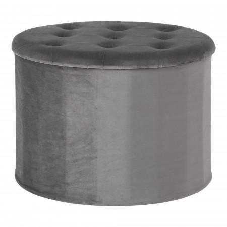 House Nordic, Turup Pouf, 4.1x56x56cm, Gri Inchis