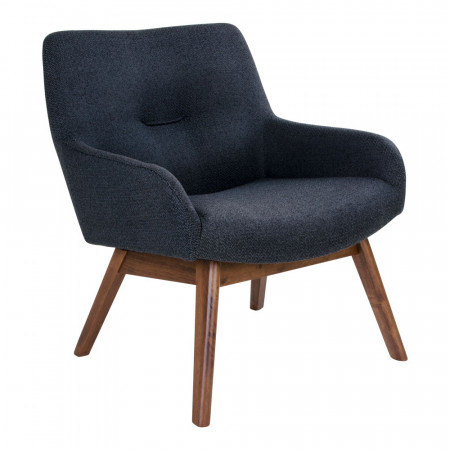 House Nordic, London Lounge Scaun, 8.5x65x63cm, Gri
