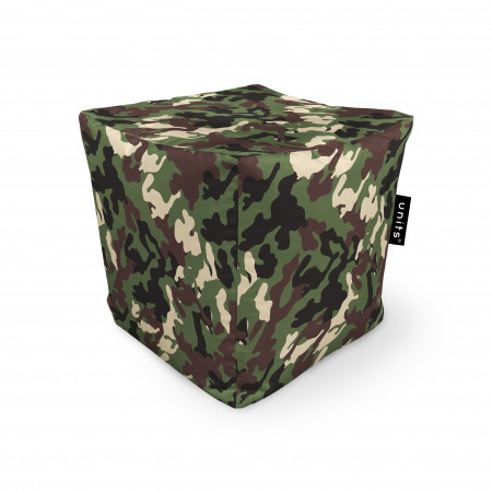 Fotoliu Units Puf (Bean Bags) tip cub, impermeabil, camuflaj armata
