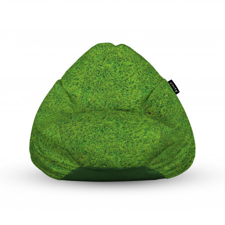 Fotoliu Units Puf (Bean Bags) tip para, impermeabil, cu maner, iarba verde