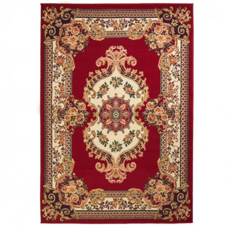 Covor persan, design oriental 180x280 cm Rosu/bej