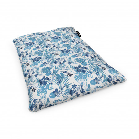 Fotoliu Units Puf (Bean Bags) tip perna, impermeabil, frunze albastre