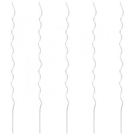 Spirale pentru suport plante, 5 buc., 170 cm, otel galvanizat
