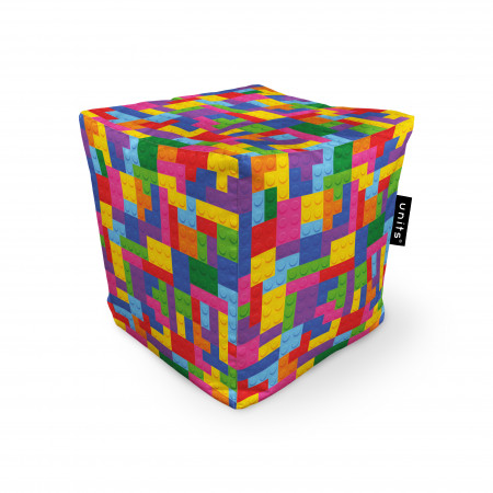 Fotoliu Units Puf (Bean Bags) tip cub, impermeabil, lego tetris