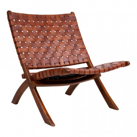 House Nordic, PeCovoria Folding Scaun, 8x74.5x66cm, Maro
