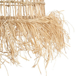 Lustra Casita - Natural - L, Bazar Bizar, Ratan, 60x60x85 - Img 7