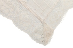 PR102 Fata de masa ecru din bumbac cu broderie - diferite dimensiuni - Img 3
