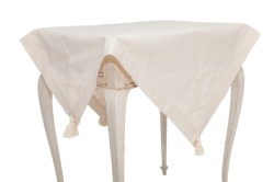 BK004 Fata de masa din bumbac cu broderie - diferite dimensiuni
