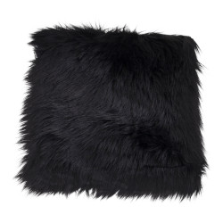 House Nordic, Lambskin Perna decorativa , 0.15x40x40cm, Negru