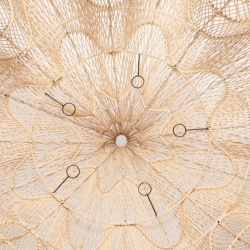 Lustra cu valuri - Natural - XXL, Bazar Bizar, 150x150x103 - Img 4