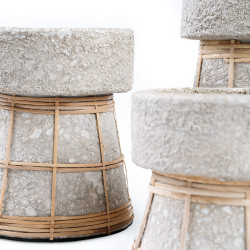Suportul pentru lumânări Serene - Beton natural - L, Bazar Bizar - Img 4
