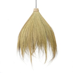The Rayung Hut Pendant - Natural - M, 28x28x50