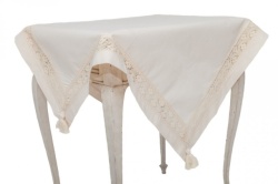 BK002 Fata de masa din bumbac cu broderie - diferite dimensiuni