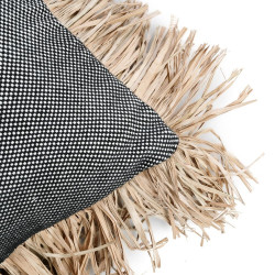 Husa de perna Cotton Bonita - Negru natural - 30x50, Bazar Bizar - Img 5