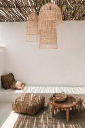 Lustra Amalfi - Natural - M, Bazar Bizar, 50x50x55 - Img 2