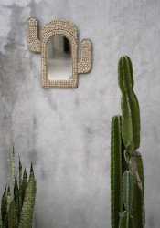 Oglinda Cochilia de Cactus - Albă, Bazar Bizar - Img 4