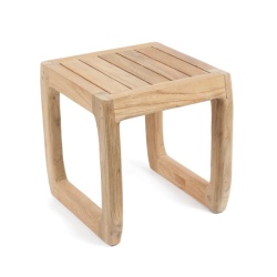 Scaun Symi, lemn de tec, 38x38x40cm, Bazar Bizar
