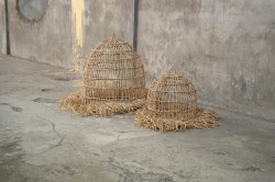 Lustra Casita - Natural - S, Bazar Bizar, Ratan, 40x40x65 - Img 4