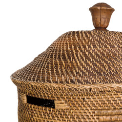 Coșul de rufe Colonial - Maro natural - XL, Bazar Bizar - Img 2