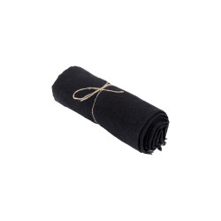 Fata de masa de in - neagra - 150x250, Bazar Bizar