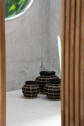 The Belly Vase - Negru Natural - L, Bazar Bizar - Img 2