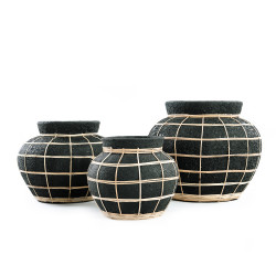 The Belly Vase - Negru Natural - L, Bazar Bizar - Img 7