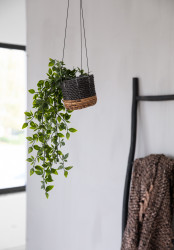 Umeraș pentru plante de banane - negru natural - S, Bazar Bizar