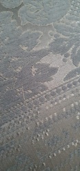Cuvertura de pat crem din brocard 250*260cm cu 2 fete de perna 60*80cm - Img 2