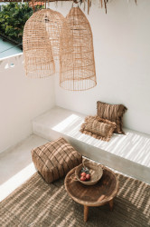 Lustra Amalfi - Natural - M, Bazar Bizar, 50x50x55 - Img 5