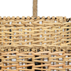 Lustra Bazar Bizar Colonial, Natural, Ratan, 30x30x40 cm - Img 3