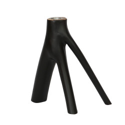 Suportul pentru lumânări Triple Twig - Negru, Bazar Bizar