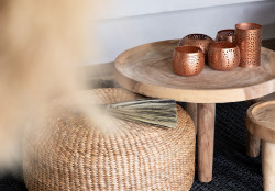 The Hyacinth Pouffe - Natural - M - Img 2