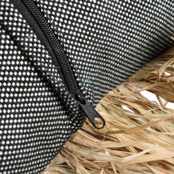 Husa de perna Cotton Bonita - Negru natural - 30x50, Bazar Bizar - Img 7