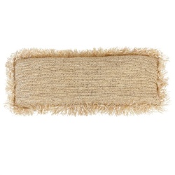 Husa de perna din rafie dreptunghiulara - naturala - 35x100, Bazar Bizar - Img 3