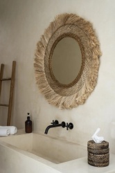 Oglinda Capri - Natural - L, Bazar Bizar