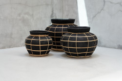 The Belly Vase - Negru Natural - L, Bazar Bizar - Img 3
