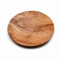 The Teak Root Round Plate - M, Bazar Bizar, M