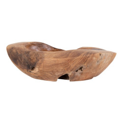 House Nordic, Rio Lemn de tec Bowl, 2.1x30x30cm, Lemn de tec - Img 4