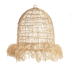 Lustra Casita - Natural - L, Bazar Bizar, Ratan, 60x60x85