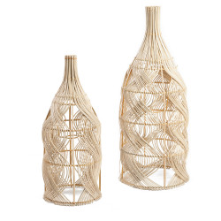The Garaffa Pendant - Natural - M, 20x20x55 - Img 3