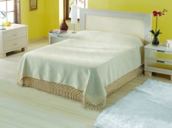 Cuvertura de pat din in 100% 180*230cm cu fata de perna 40*40cm