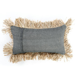 Husa de perna Cotton Bonita - Negru natural - 30x50, Bazar Bizar - Img 8