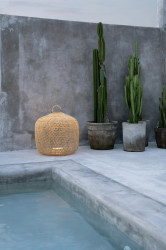 Lustra Batu Bolong - natural - L, Bazar Bizar, 58x58x55 - Img 5