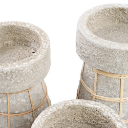 Suportul pentru lumânări Serene - Beton natural - L, Bazar Bizar - Img 2