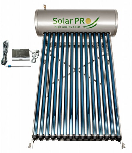 PACHET Panou Solar Presurizat 250 litri INOX + Controler solar TNC-2