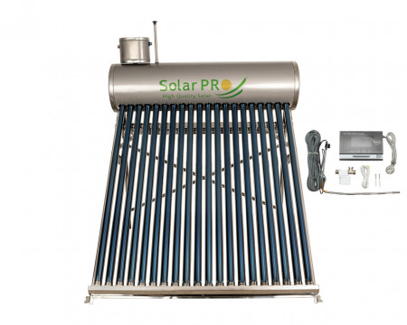 PACHET Panou Solar Nepresurizat INOX 325 litri plus Controler solar M8