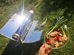 Grătar solar portabil pentru camping și picnic, cu tub vidat – fără gaz, curent sau cărbuni - Img 6
